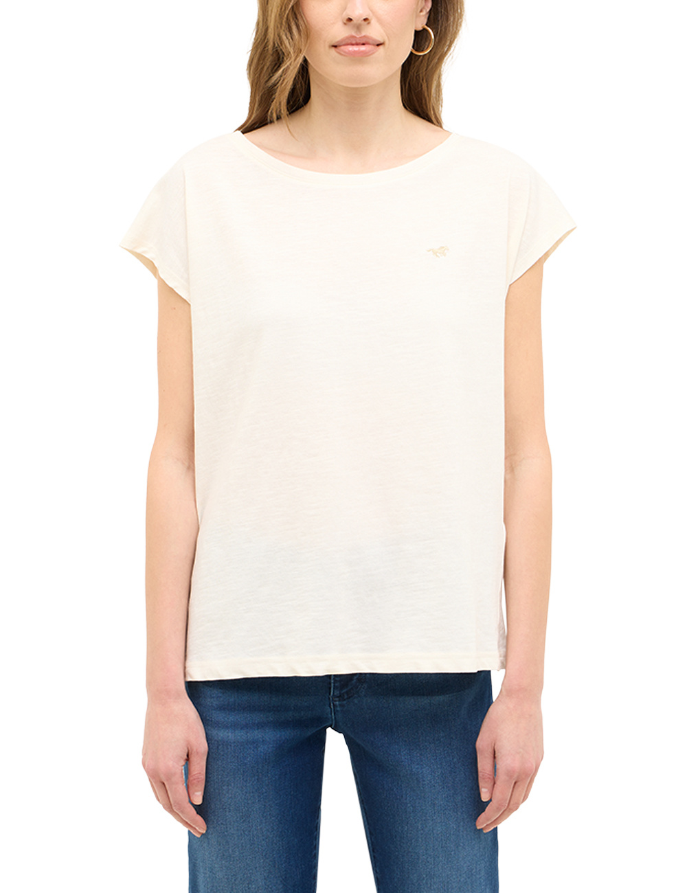 Damski T-Shirt Mustang Style Lesley Whisper White 1016512 2013