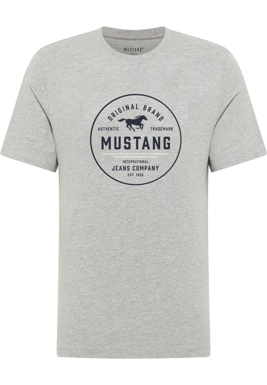 Męski T-Shirt Mustang Style Alex Mid Grey Mélange 1017334 4140