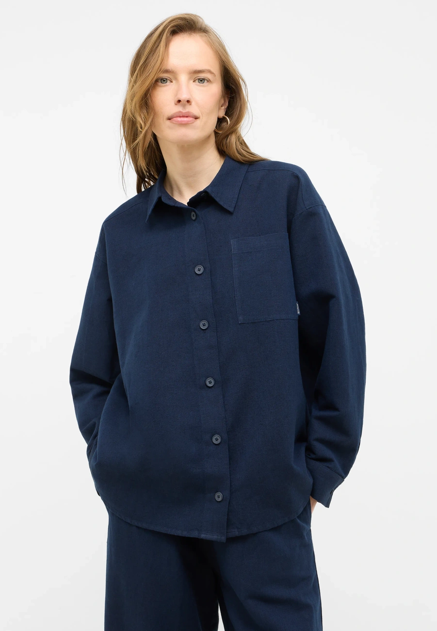 Damska Koszula Mustang Style Willow Navy Blazer 1016575 5324