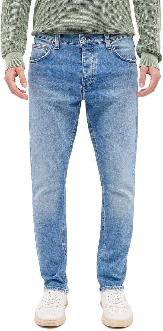 Męskie Spodnie Jeansowe Mustang Style Toledo Tapered Denim Blue 1016326 5000 314