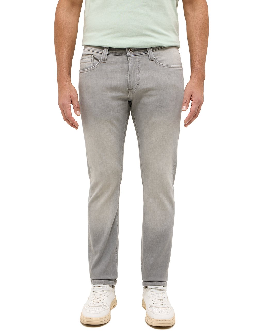 Męskie Spodnie jeansowe Mustang Style Oregon Slim K Denim Grey 1016432 4500 312