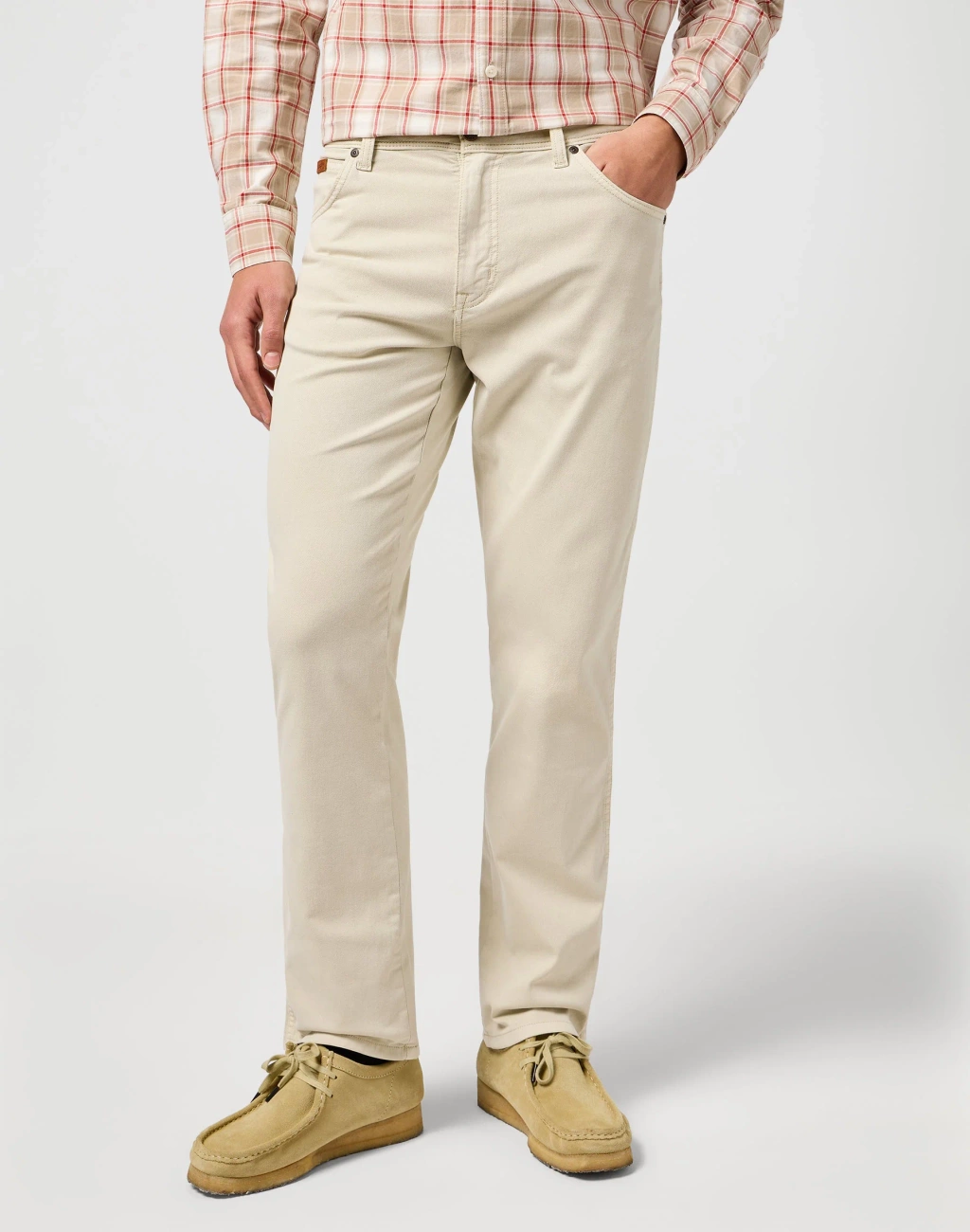 MESKIE SPODNIE WRANGLER TEXAS PELICAN 112362480