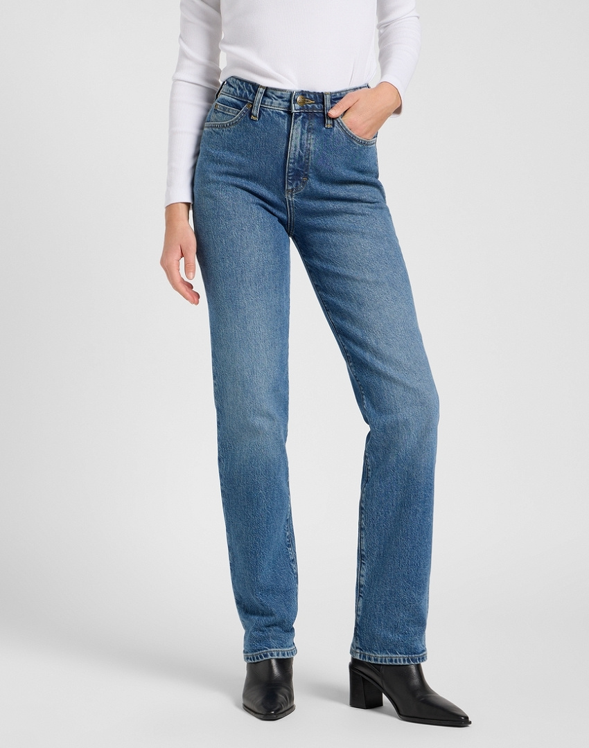 DAMSKIE SPODNIE JEANSOWE LEE JUNE RAYS OF INDIGO 112371090