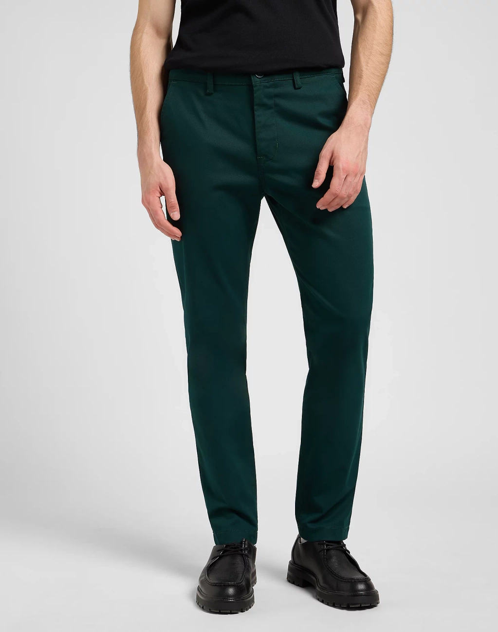 MESKIE SPODNIE LEE SLIM CHINO JADE FOREST 112370610