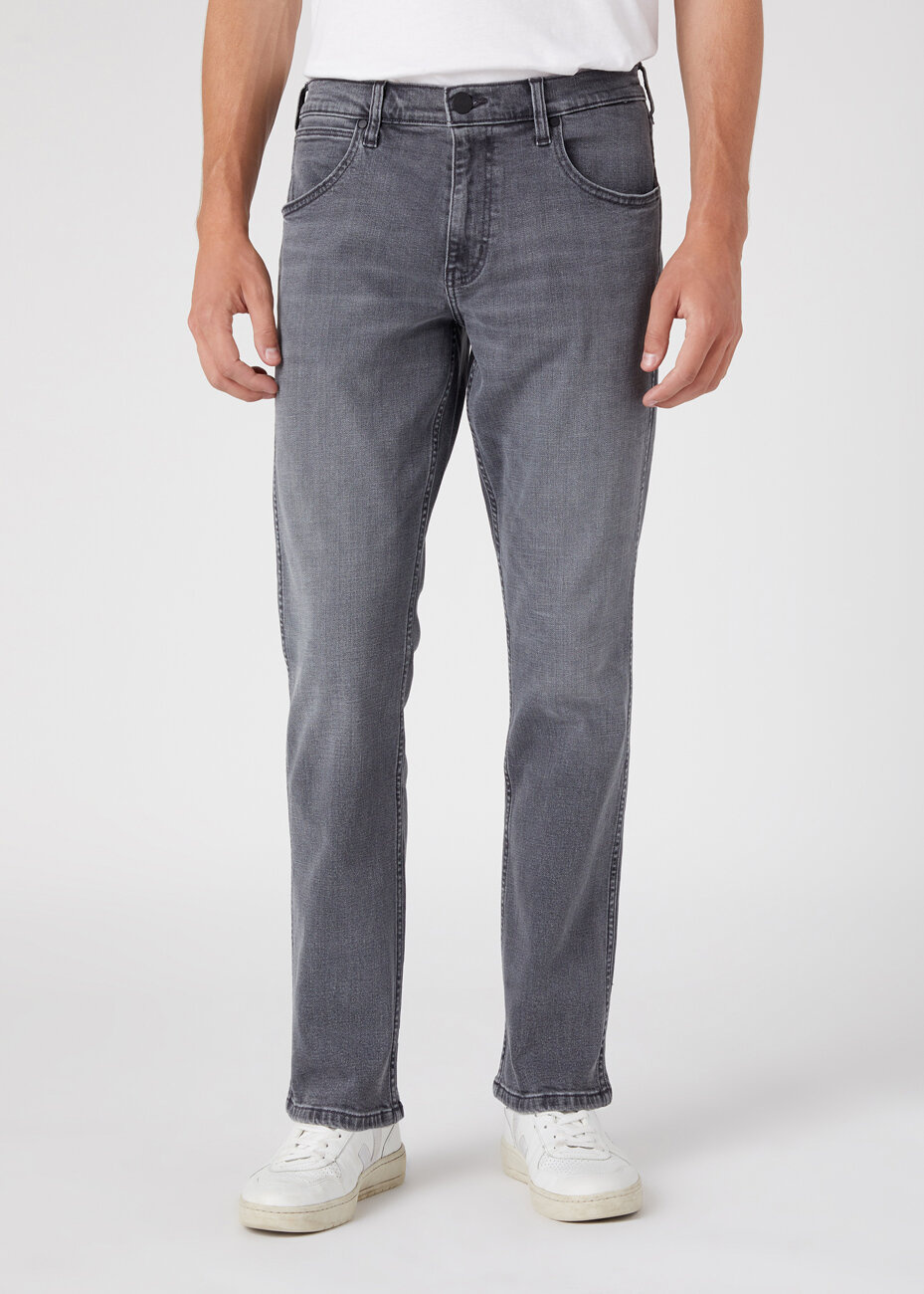 WRANGLER GREENSBORO MĘSKIE SPODNIE JEANSOWE JEANSY EBONY SKY W15Q29Z47 112330502