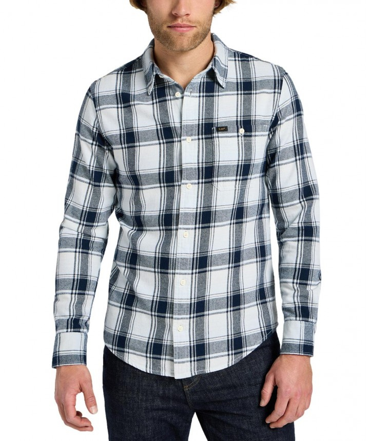 MĘSKA KOSZULA KRATA LEE LEESURE SHIRT CLOUD CHECK 112355714