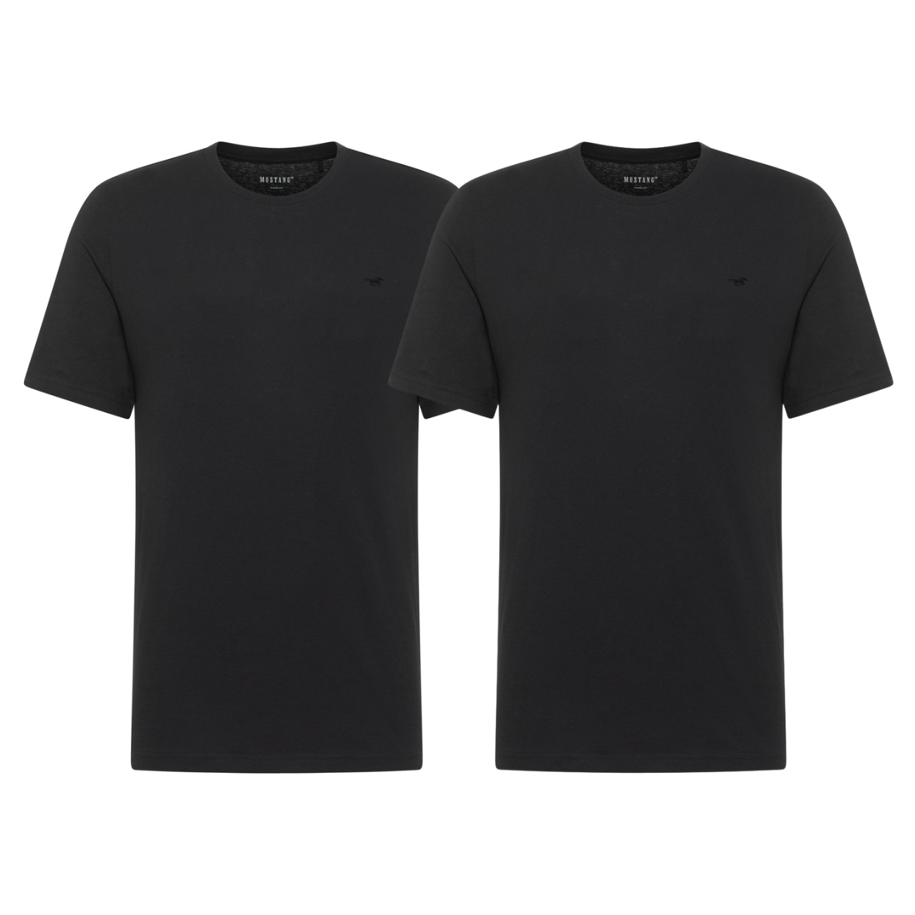 2Pak Zestaw Męski T-Shirt Mustang Style Alex Black 1017350 4142