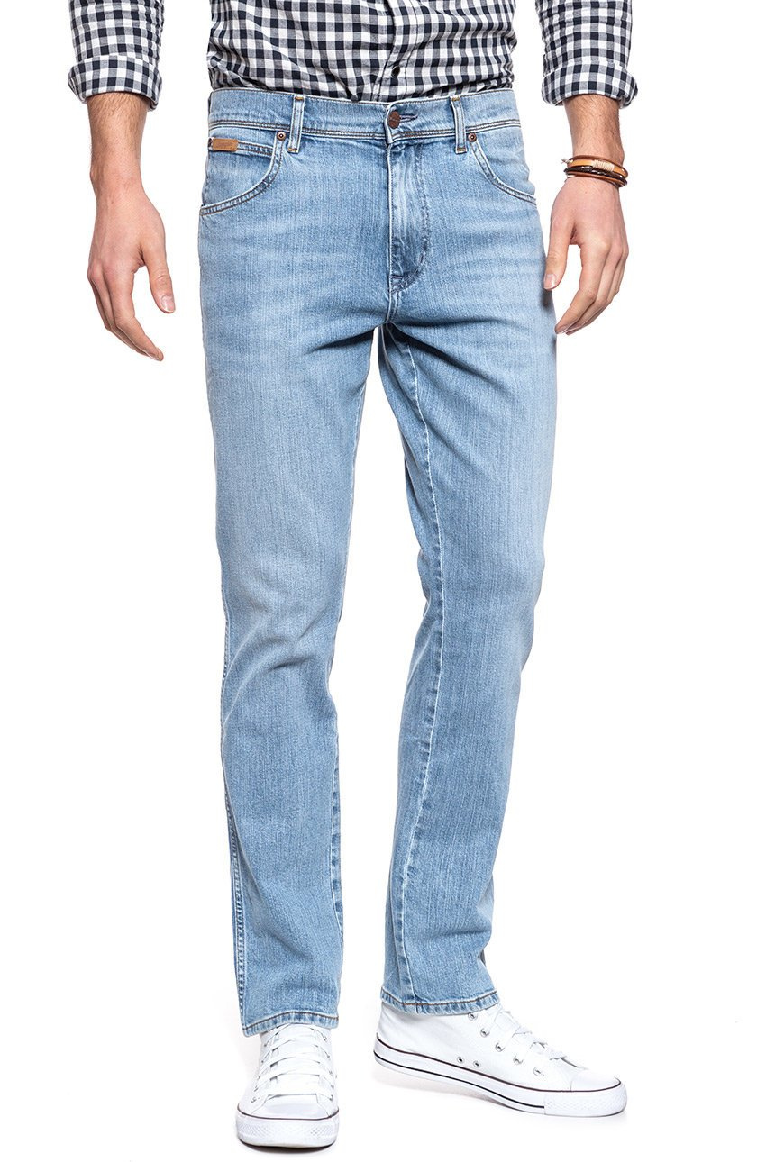 WRANGLER SPODNIE MĘSKIE TEXAS SLIM BLUEGENICS W12SP1136 112126512