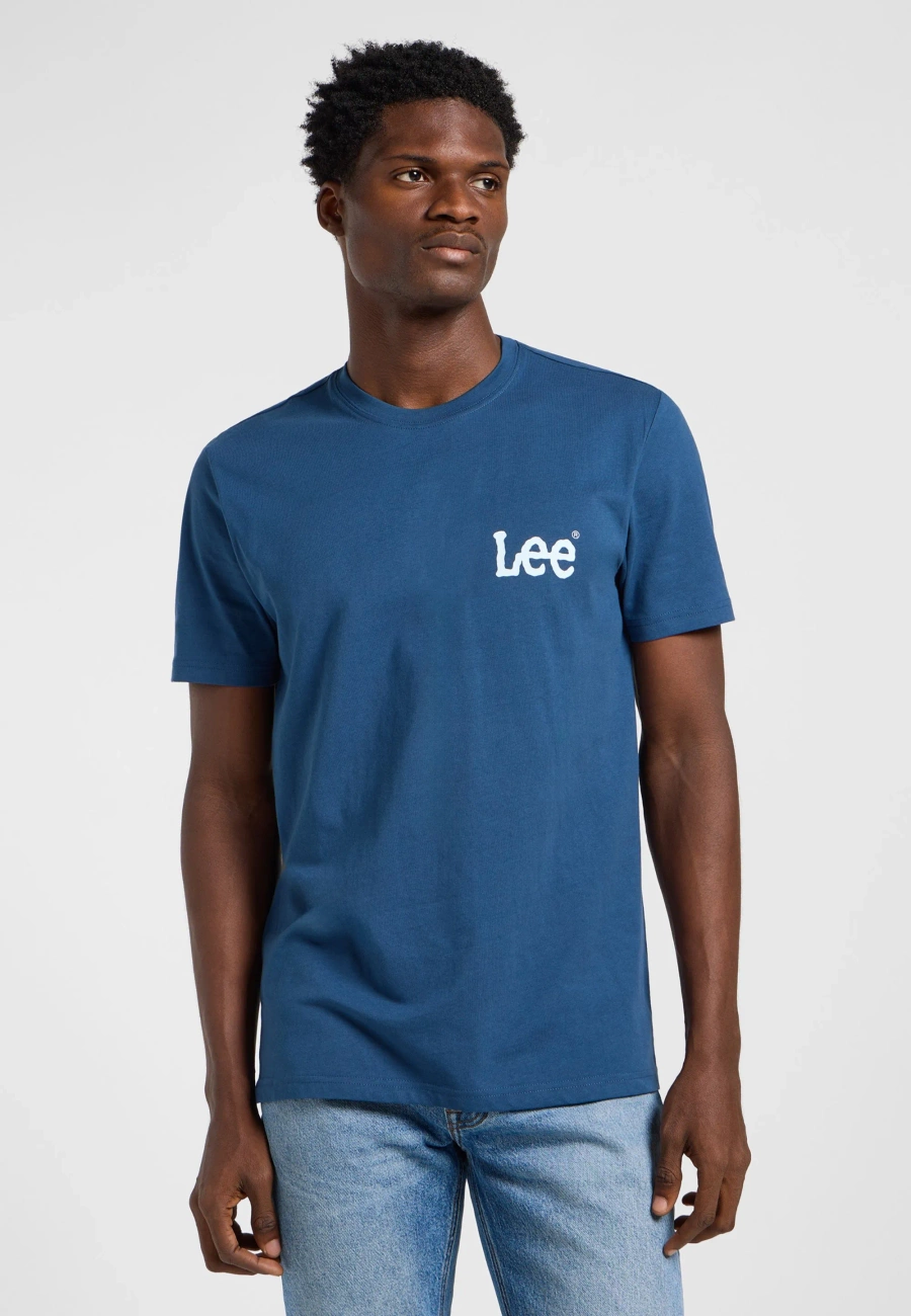 MESKA KOSZULKA LEE MEDIUM WOBBLY LEE TEE ORION BLUE 112364538