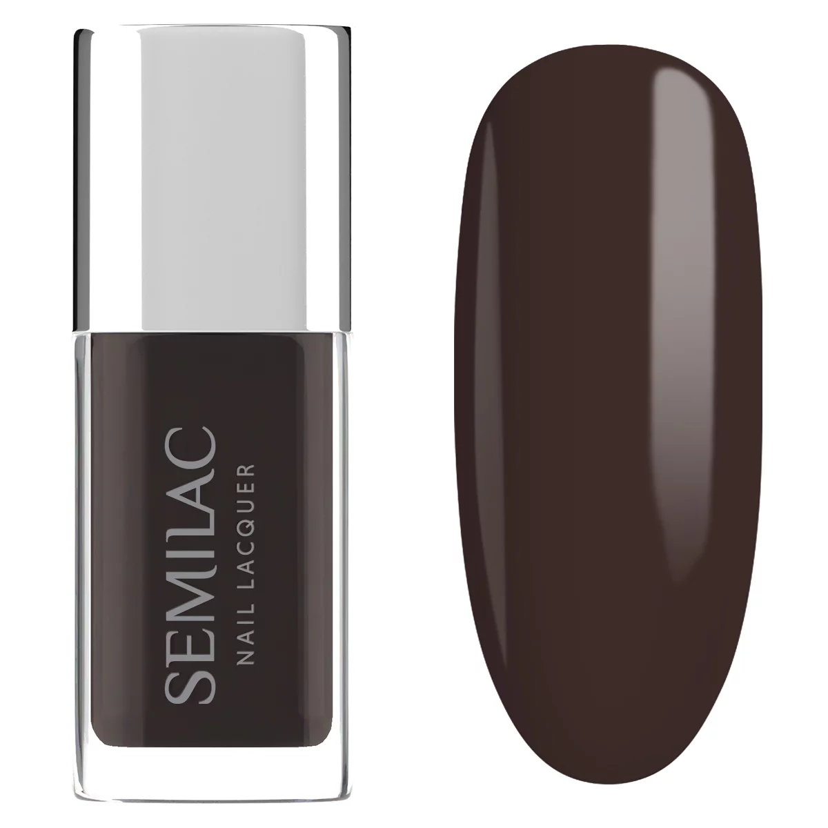 111 Semilac Lakier Klasyczny Nail Lacquer Espresso 9 ml
