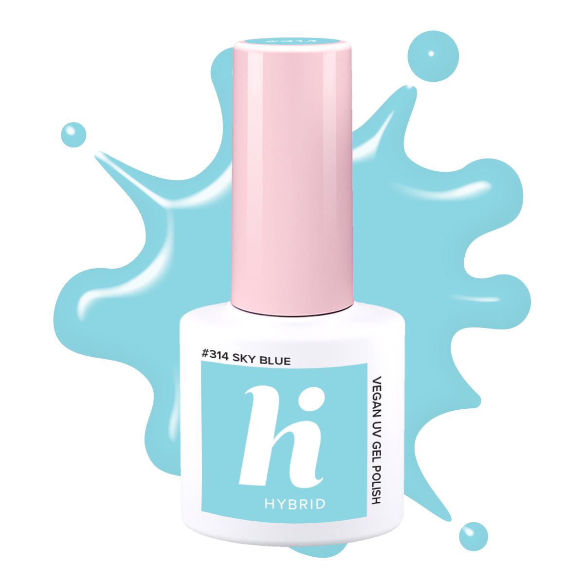 #314 hi hybrid lakier hybrydowy Sky Blue 5ml