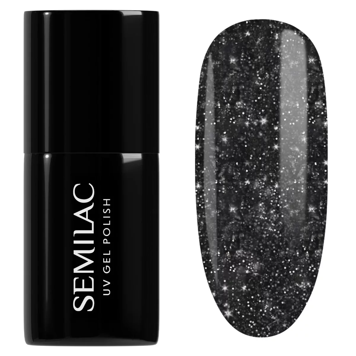 394 Semilac Lakier hybrydowy Sparkling Midnight Date 7 ml