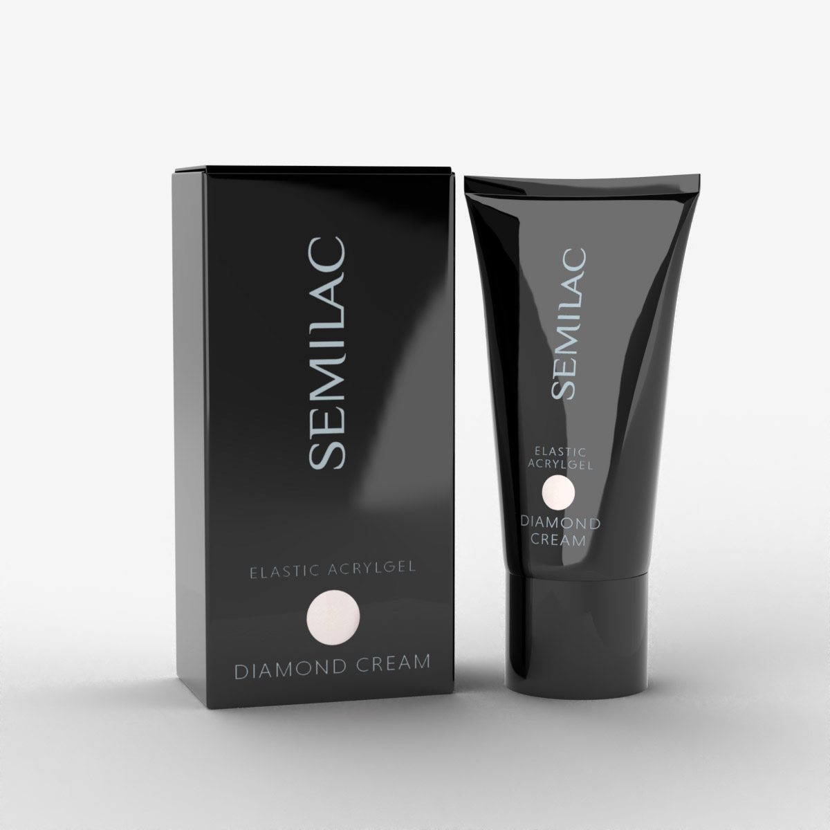 Semilac Akrylożel Elastic Acrylgel Diamond Cream 30 g