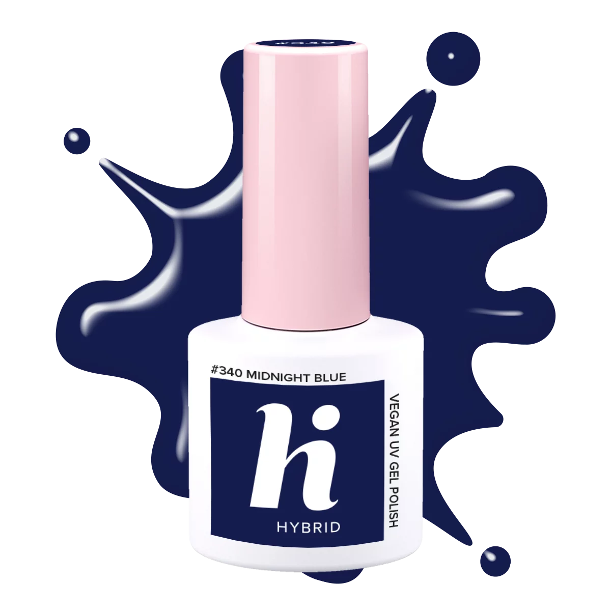 #340 hi hybrid lakier hybrydowy Midnight Blue 5ml