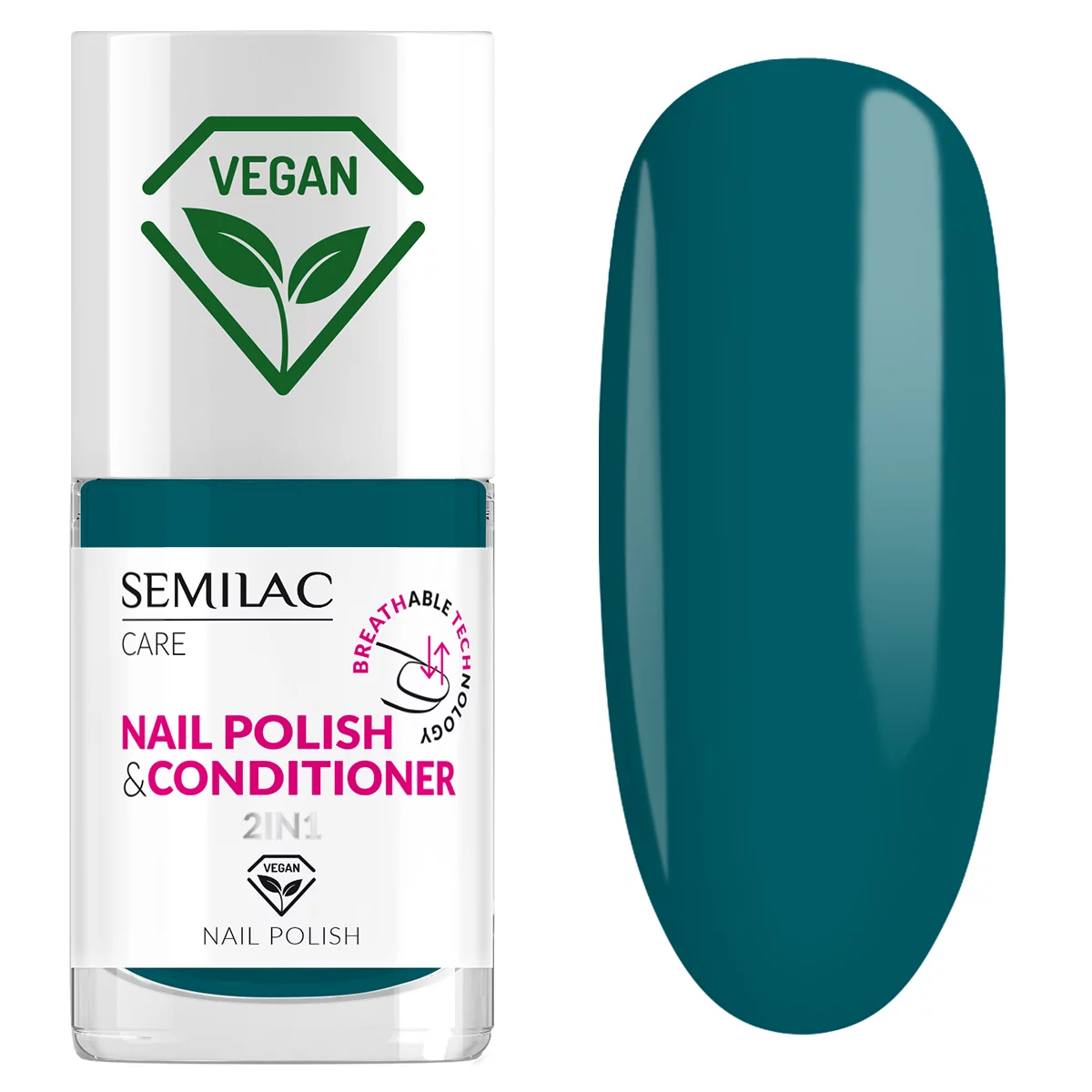 037 Semilac lakier klasyczny z odżywką 2w1 BREATHable TECHnology 7ml