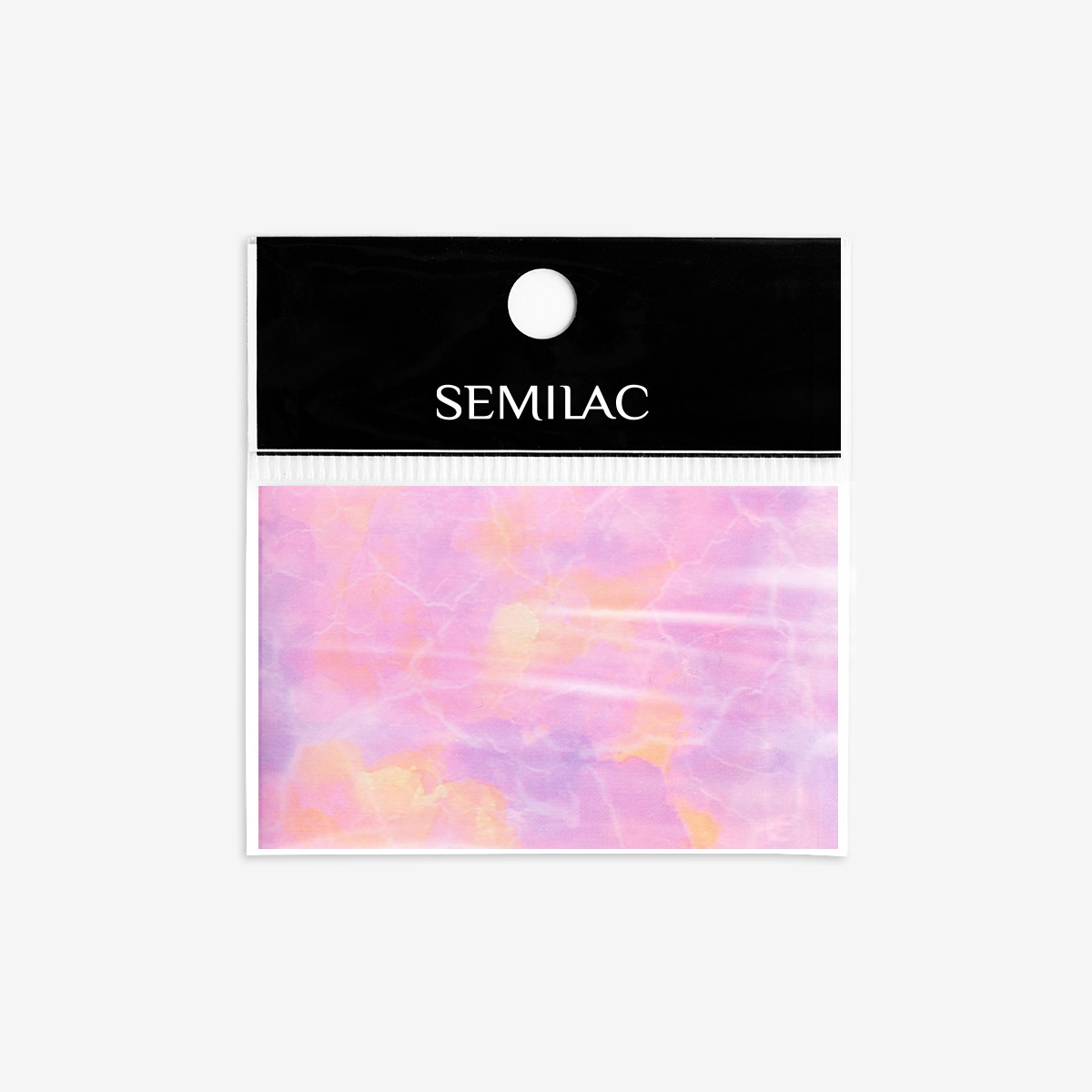 11 Semilac Nail transfer foil Pink Marble