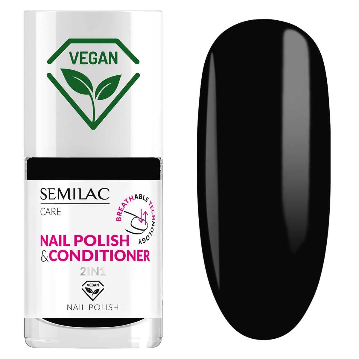 038 Semilac lakier klasyczny z odżywką 2w1 BREATHable TECHnology 7ml
