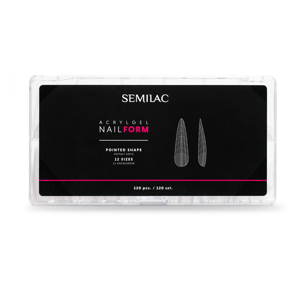 Semilac Acrylgel nail form Pointed 120szt.