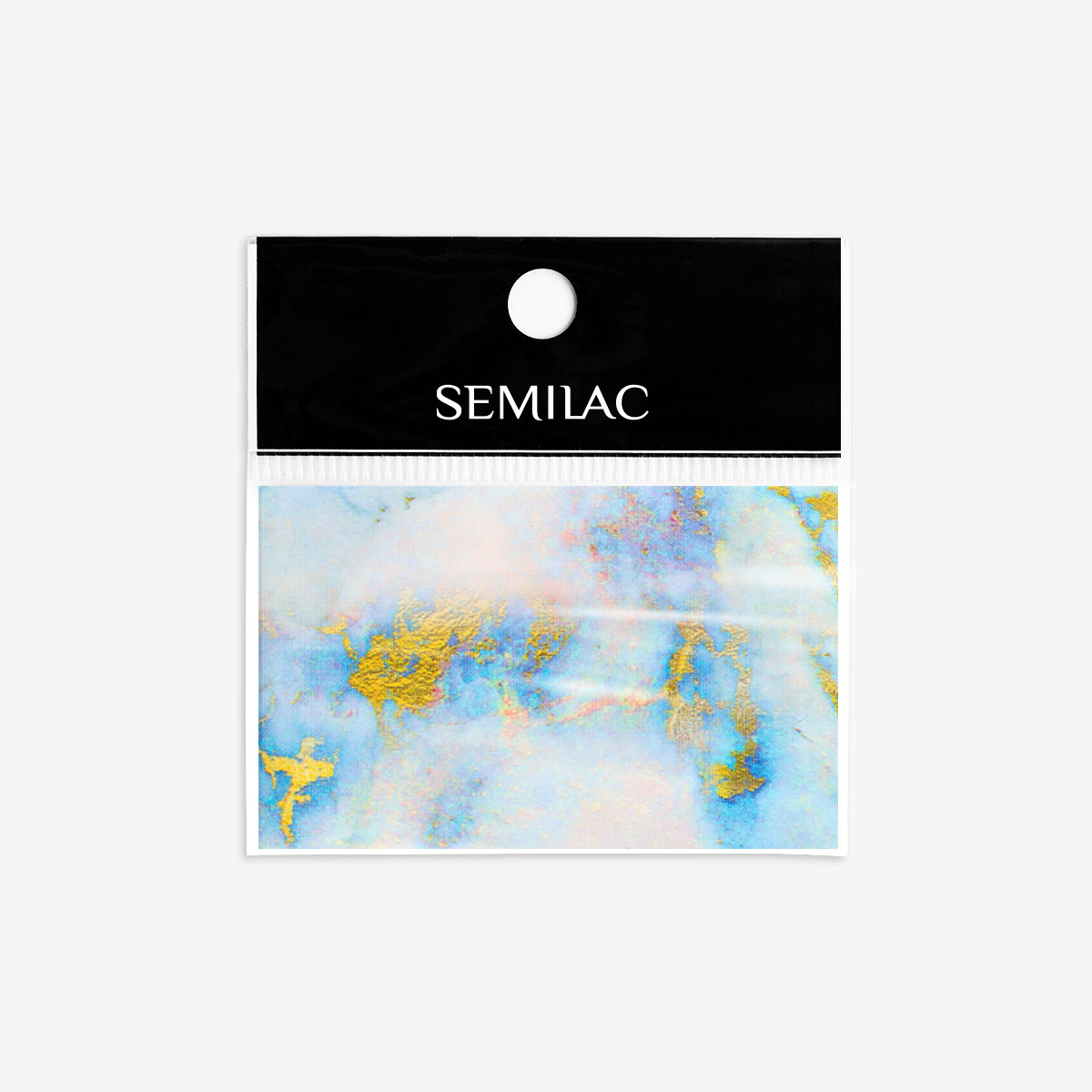 07 Semilac Nail transfer foil Blue Marble