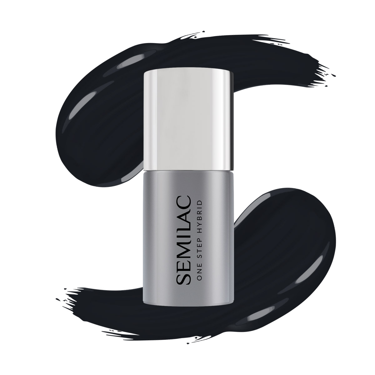 S190 Semilac One Step Hybrid The Black 5ml