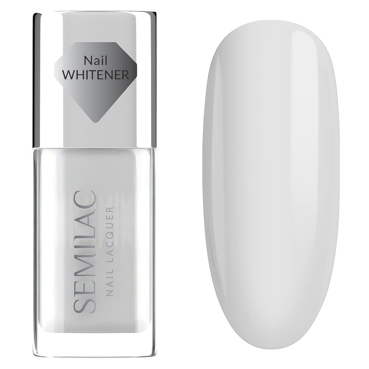100 Semilac Lakier Klasyczny Nail Lacquer Nail Whitener 9 ml