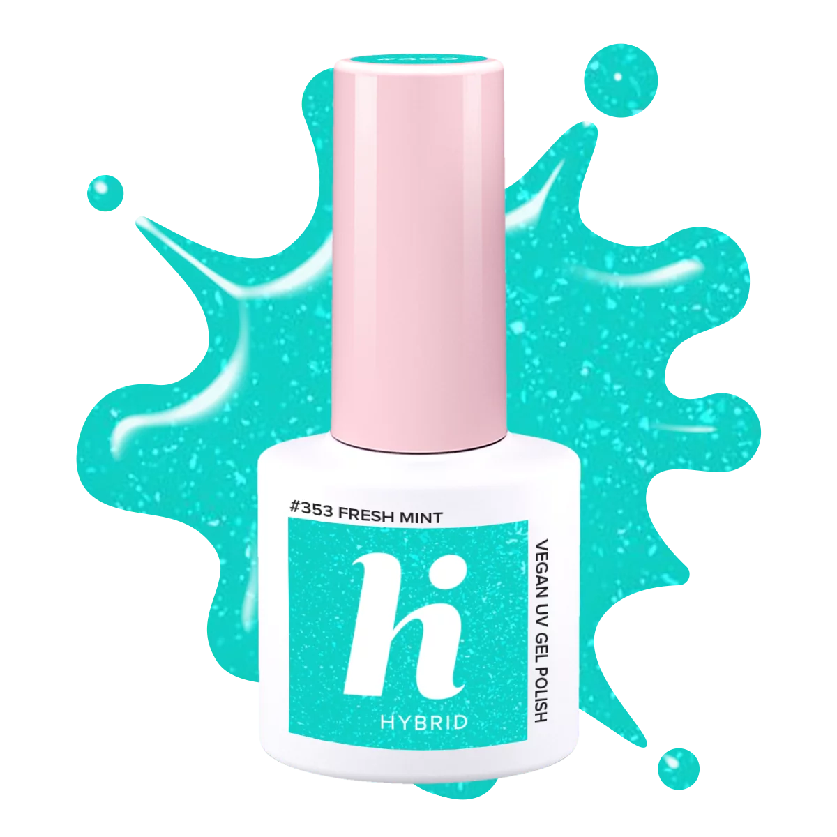 #353 hi hybrid Pop lakier hybrydowy Fresh Mint 5ml