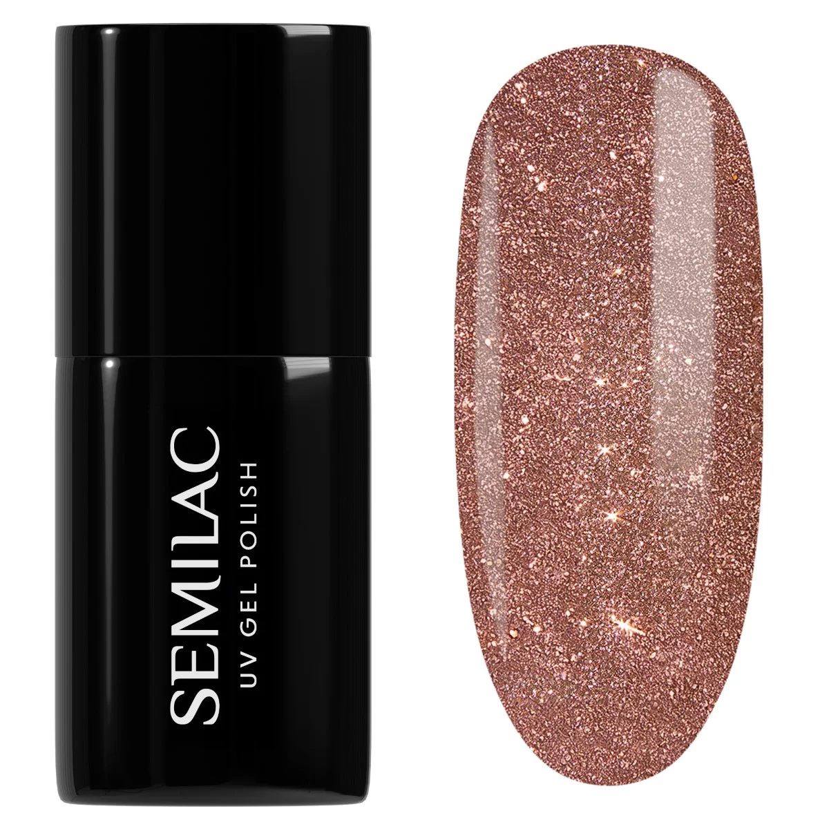 333 Lakier Hybrydowy Semilac Shine Brown 7ml