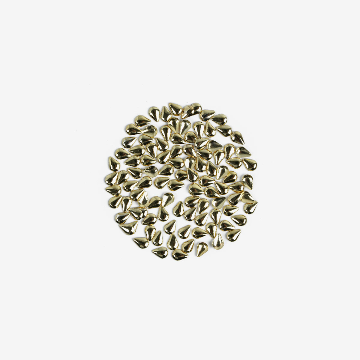 768 Ozdoba do manicure Semilac złota łezka duża, 100 sztuk