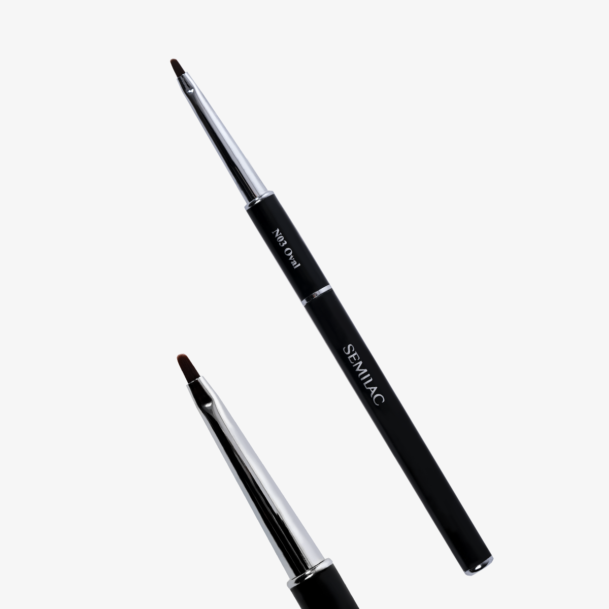 N03 Semilac pędzel do zdobień Oval