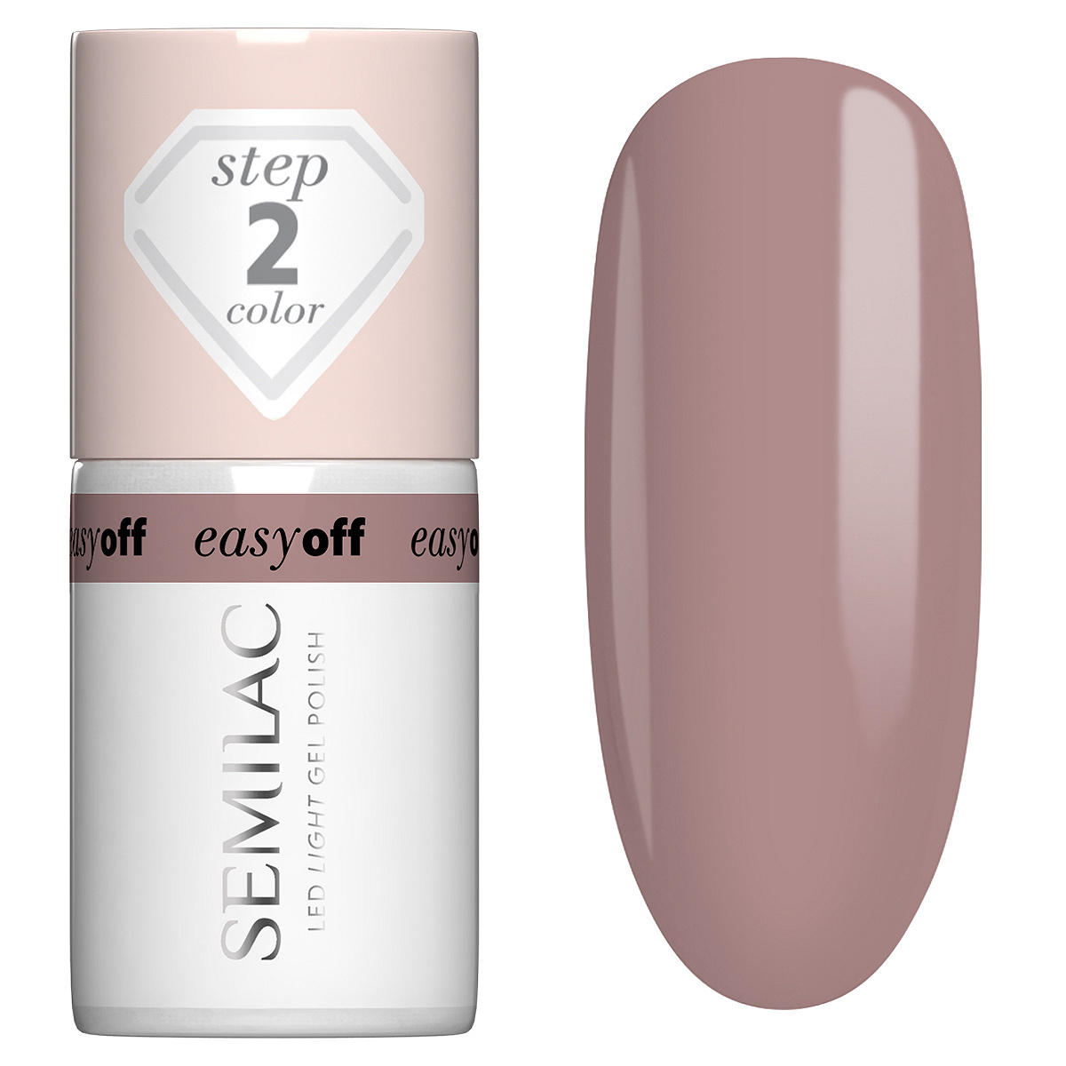 L13 Semilac EASY OFF Lakier do paznokci LED LIGHT Mocha Cream 7 ml