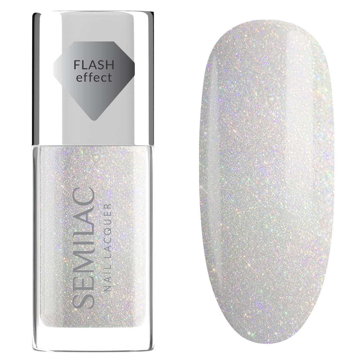 116 Semilac Lakier Klasyczny Nail Lacquer Holo Flash 9 ml