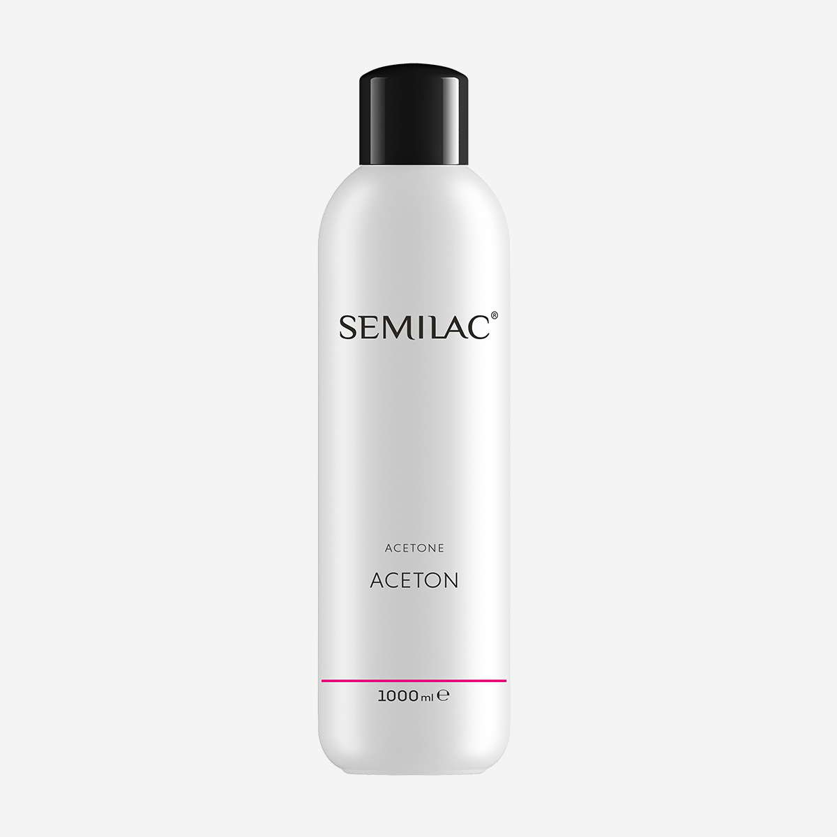 Zmywacz do lakieru hybrydowego (aceton) Semilac Acetone 1000ml