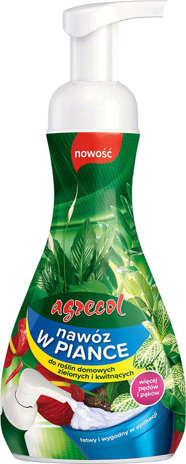 Nawóz w Piance Do Roślin Domowych Zielonych i Kwitnących – 250 ml Agrecol