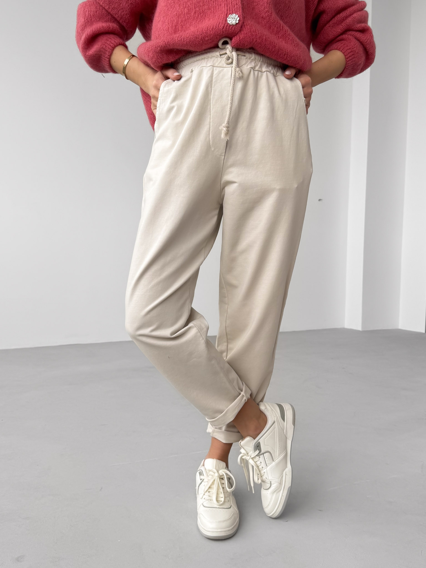 Spodnie Hobi Sand Beige