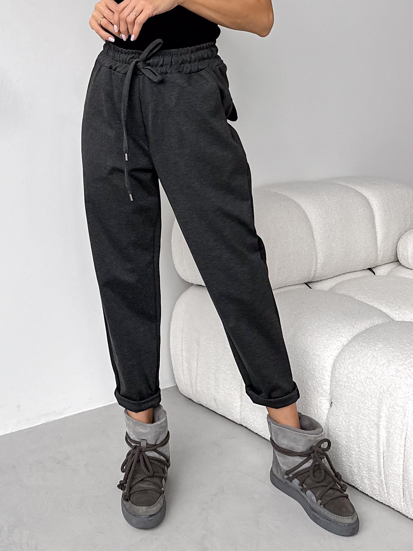 Spodnie Hobi Elegance Anthracite