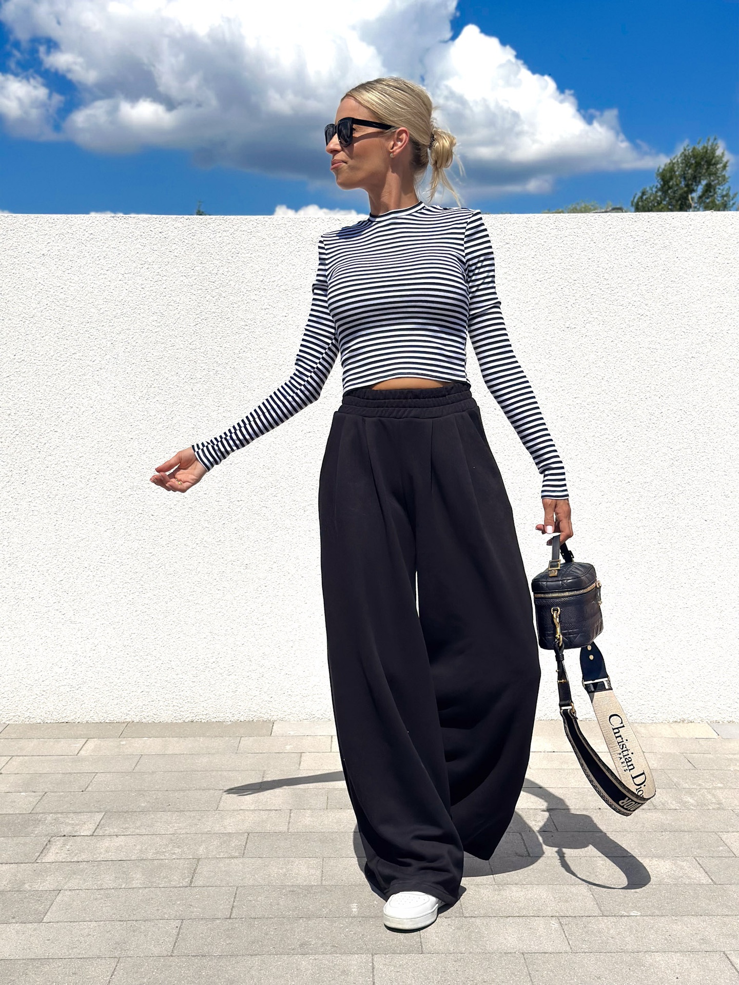 Bluzka Elsa Stripes Black