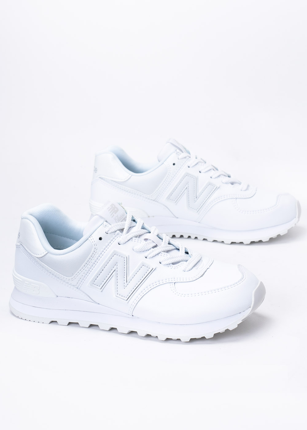 Sneakersy męskie białe New Balance ML574SNA