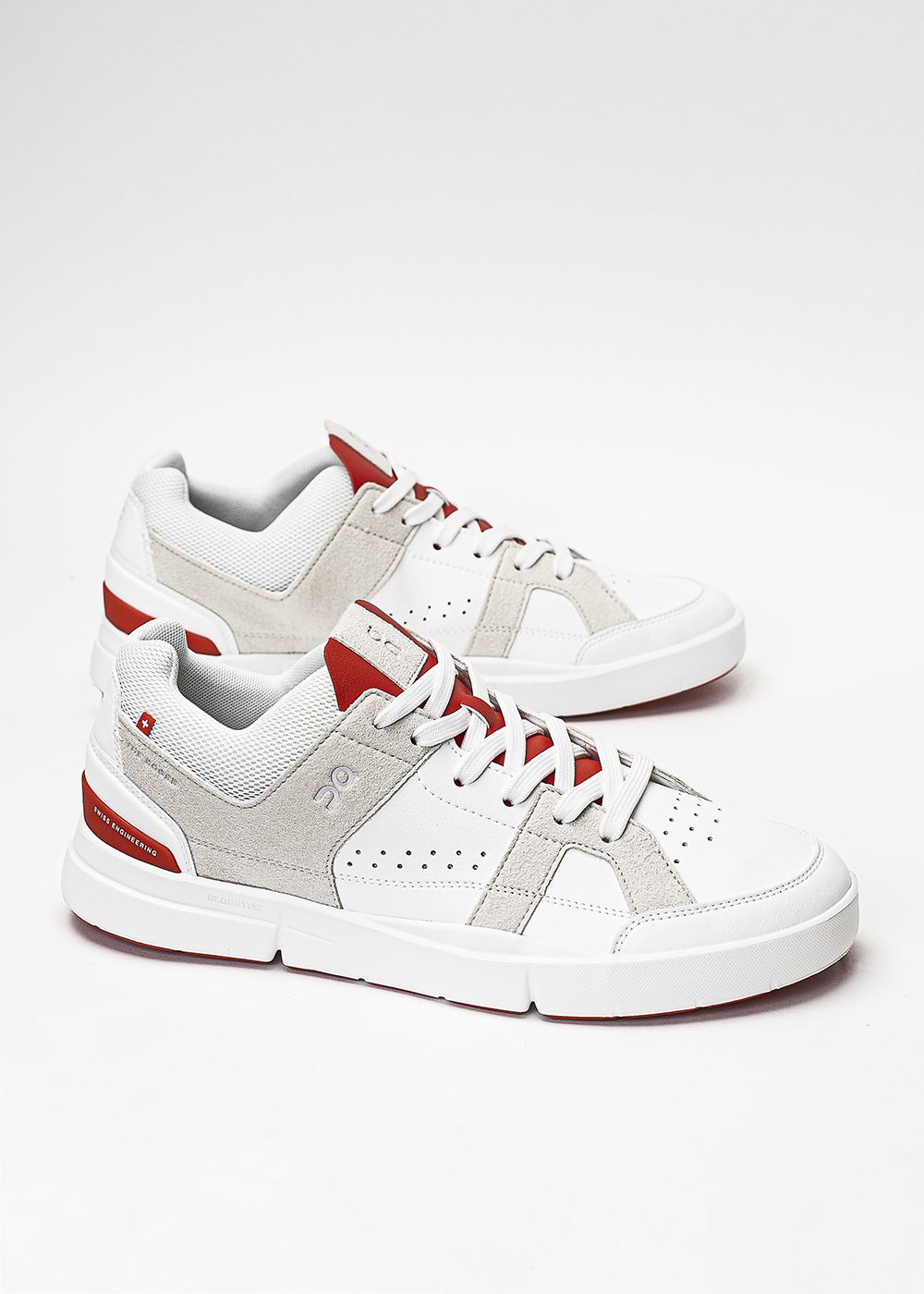 Sneakersy męskie białe On Running The Roger Clubhouse