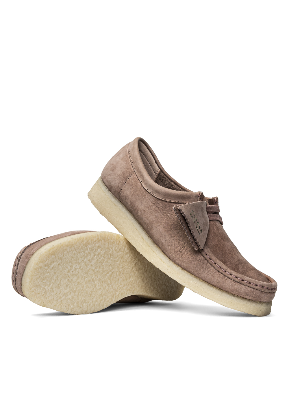 Mokasyny damskie Clarks Wallabee Blush Pink Lea 261655584