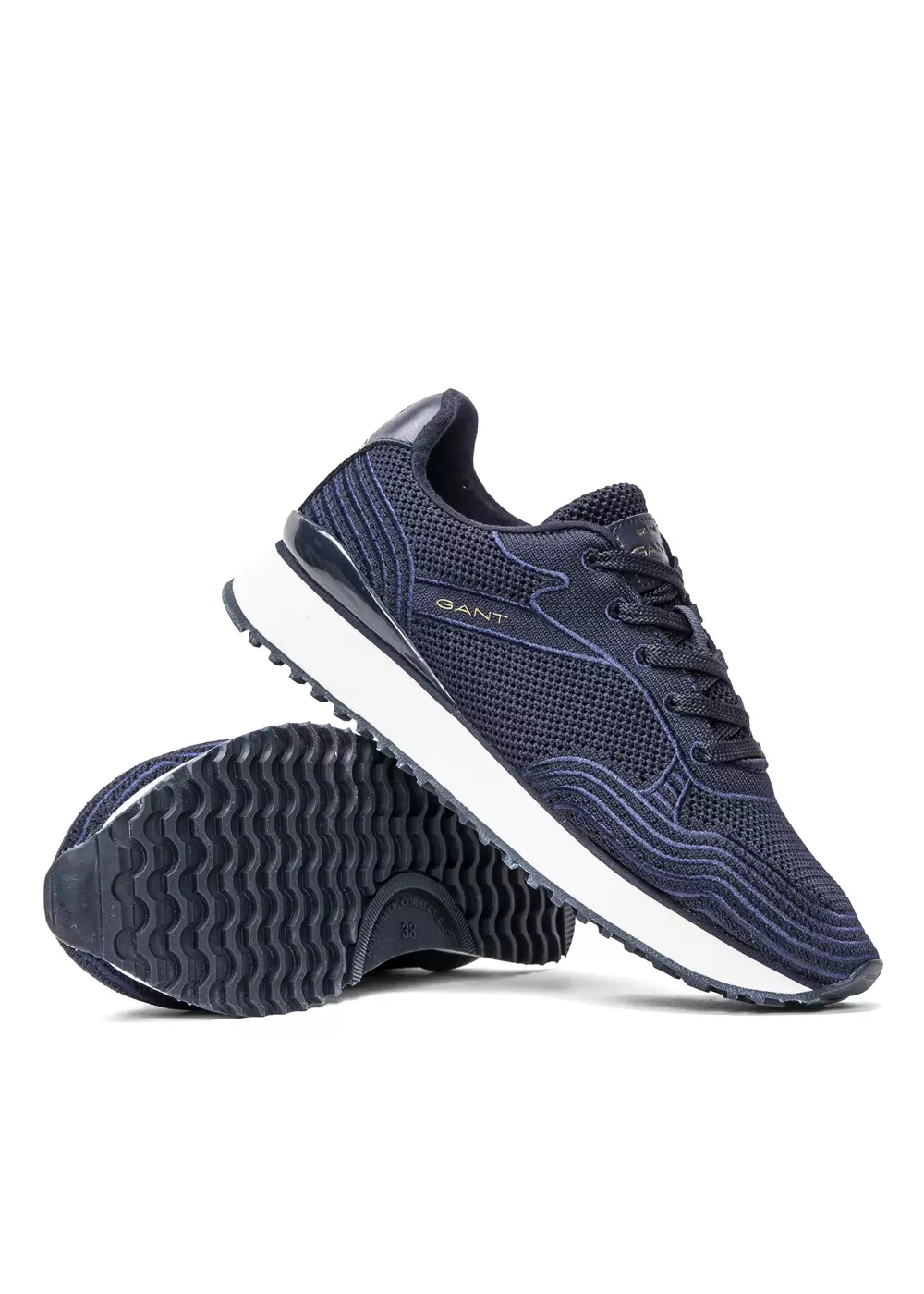 Sneakersy damskie granatowe Gant Bevinda