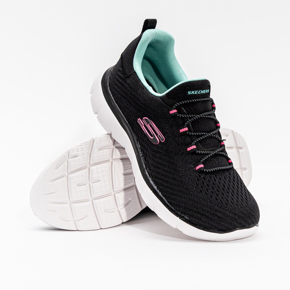 Buty sportowe damskie Skechers Summits Fast (149036/BKLB)