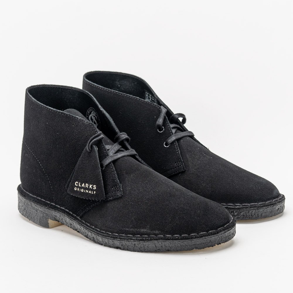 Trzewiki męskie Clarks Desert Boot Black Sde (26155480)