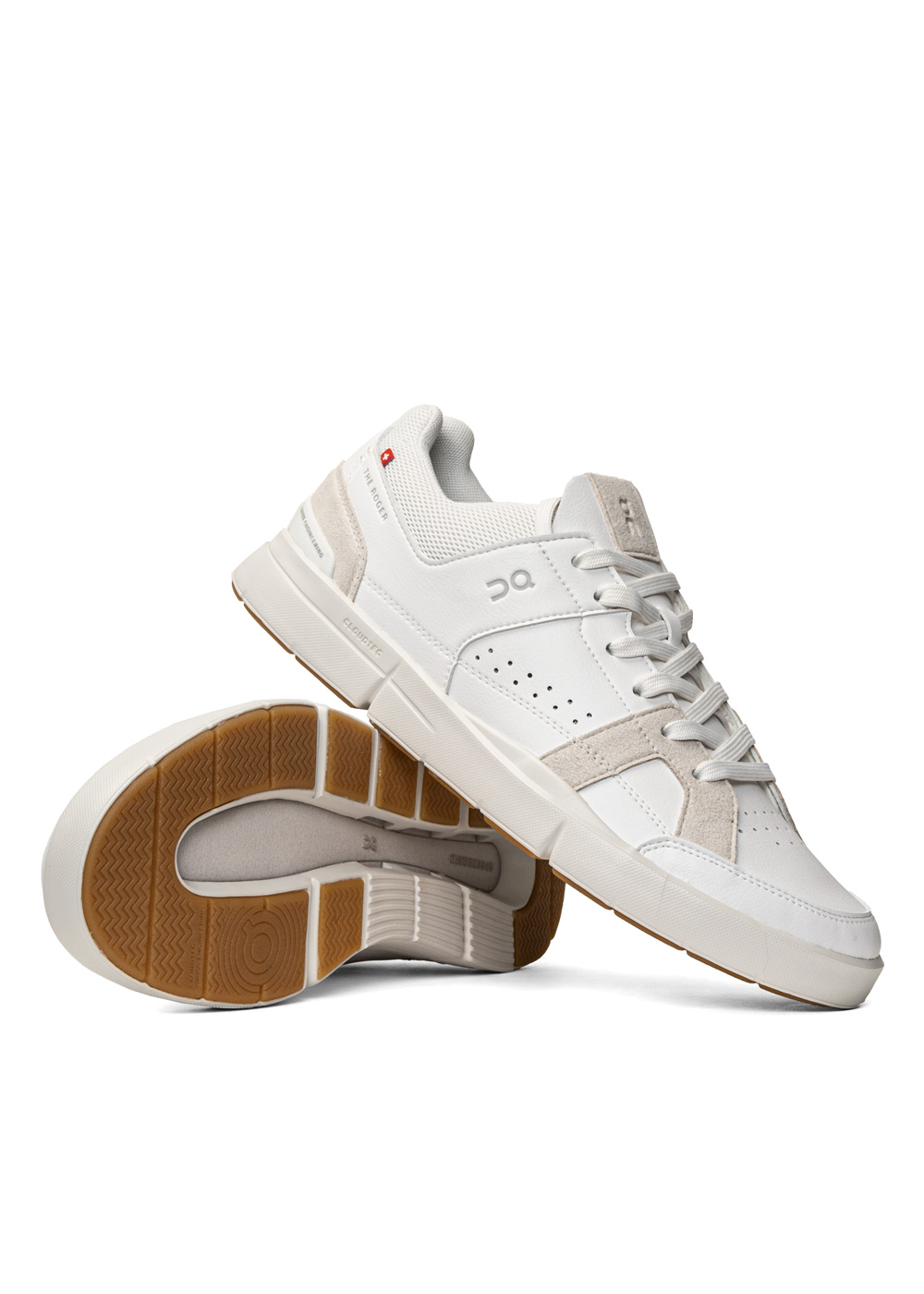 Sneakersy męskie białe On Running The Roger Clubhouse