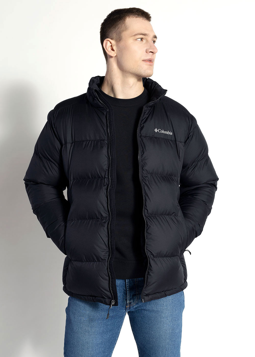 Kurtka zimowa męska czarna COLUMBIA PIKE LAKE JACKET