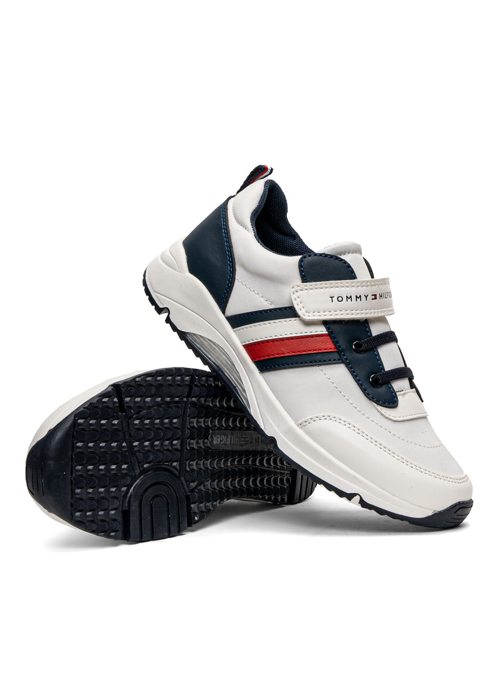 Buty sneakersy dziecięce Tommy Hilfiger Low Cut Lace-Up Biały