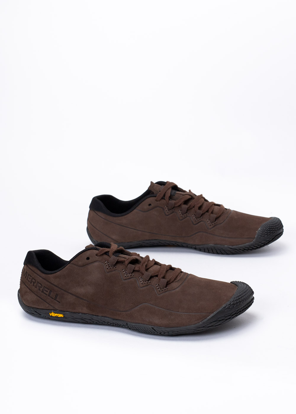 Buty trekkingowe męskie brązowe Merrell Vapor Glove 3 Luna LTR