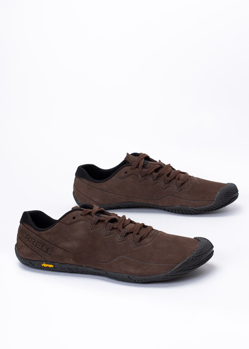 Buty trekkingowe męskie brązowe Merrell Vapor Glove 3 Luna LTR