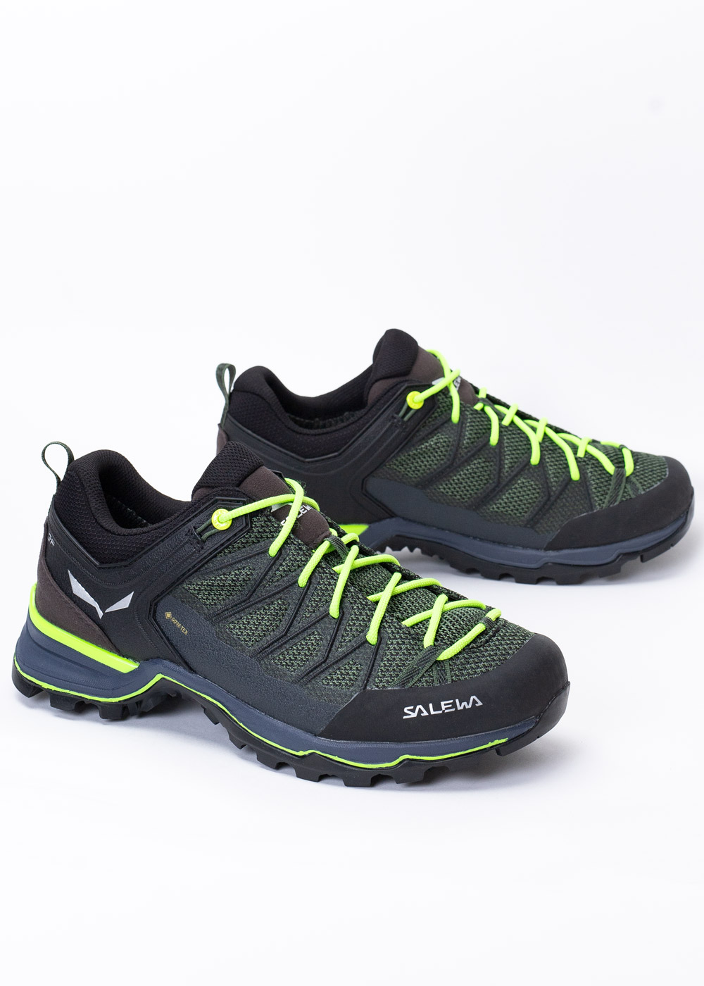 Buty trekkingowe męskie zielone SALEWA MS MTN TRAINER LITE GTX