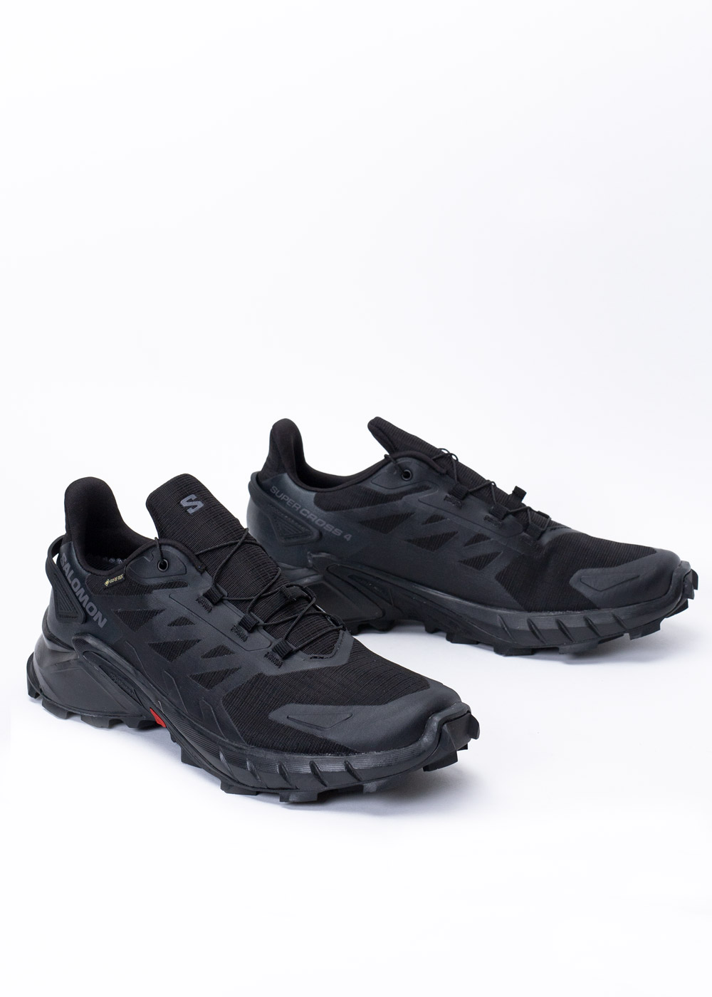 Buty do biegów w terenie męskie czarne SALOMON BUTY SUPERCROSS 4 GTX