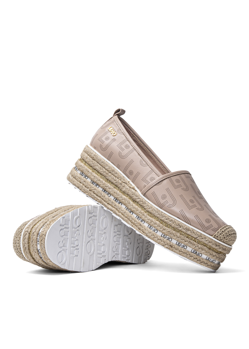 Espadryle damskie różowe Liu Jo Winona 03